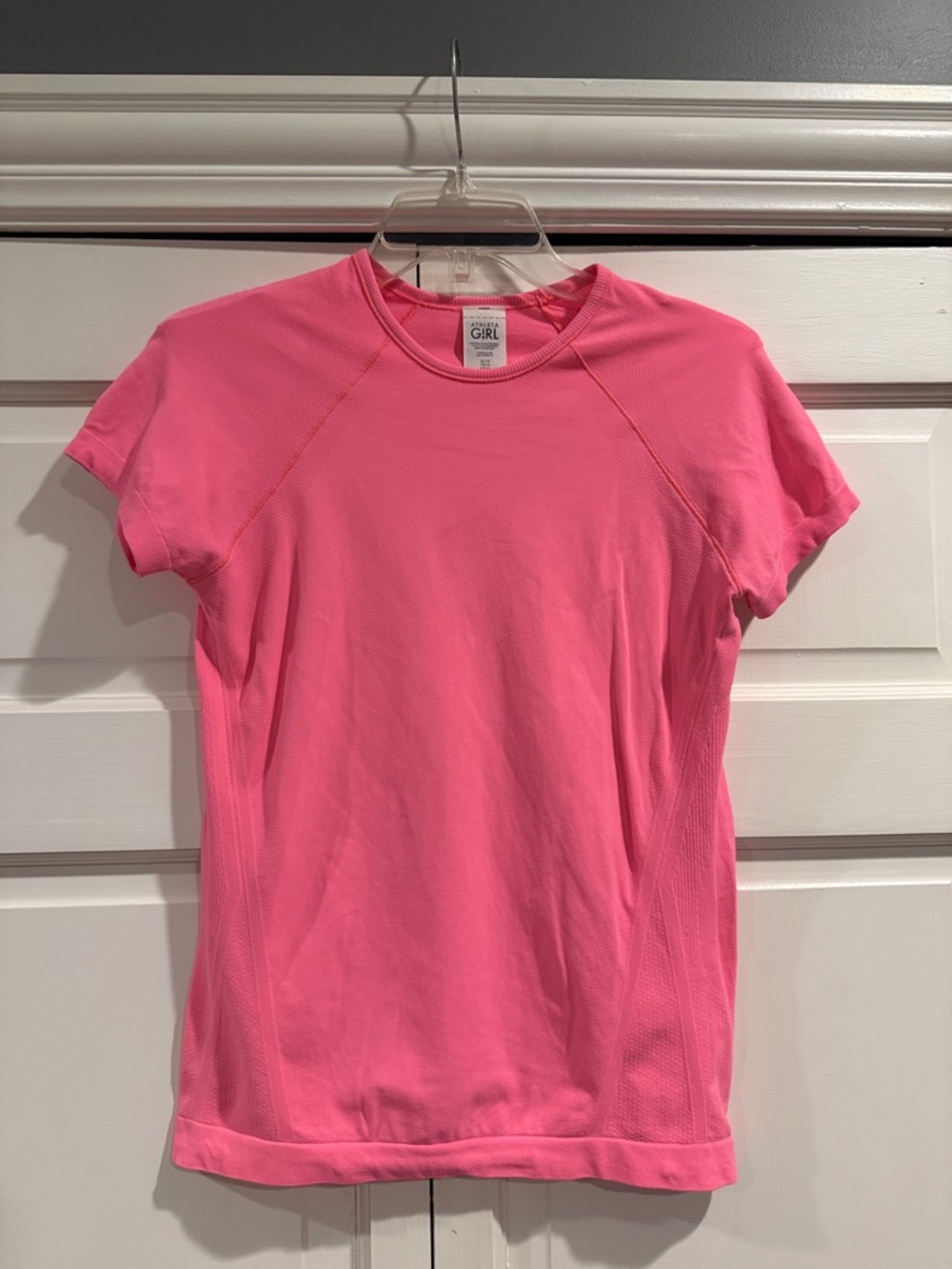 Athleta Girls Hot Pink Short-Sleeve Active Tee